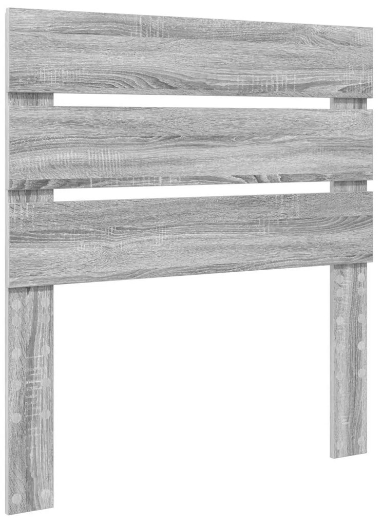 vidaXL Ágykeret fiókkal fejtámlával Szürke Sonoma 100 x 200 cm Faanyag