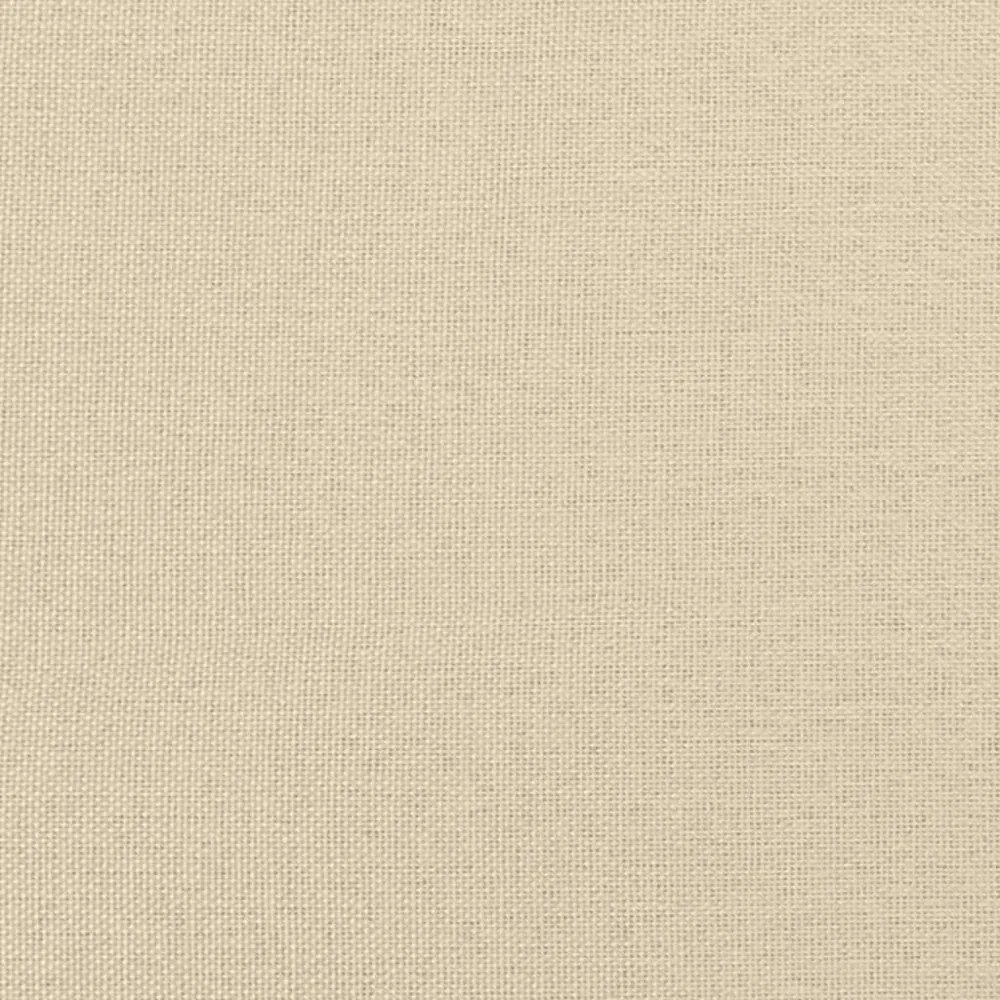 krémszínű szövet ágykeret Dover 180 x 200 cm