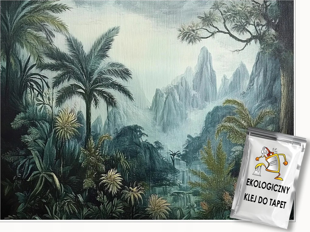 Fotótapéta Dzsungel Tájkép Hegyek Hálószoba Nappali Tapéta Flizelina 250x175