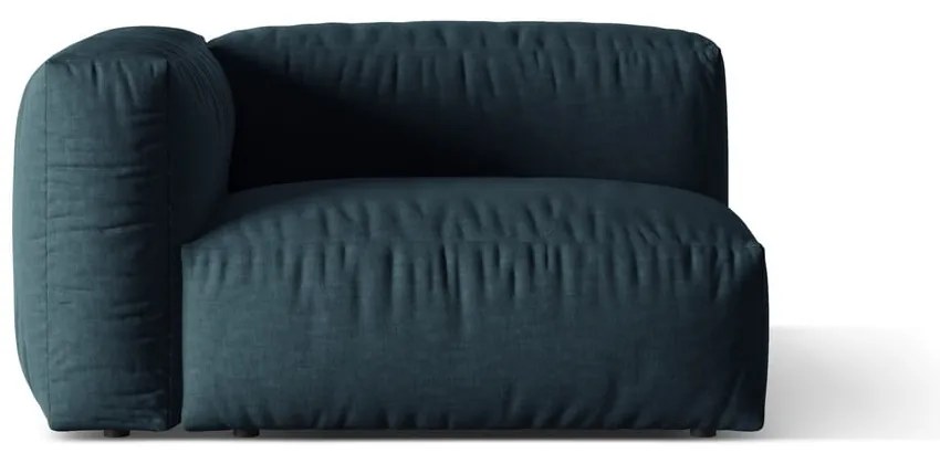 Sötétkék kanapé modul (bal oldali) Martina – Micadoni Home