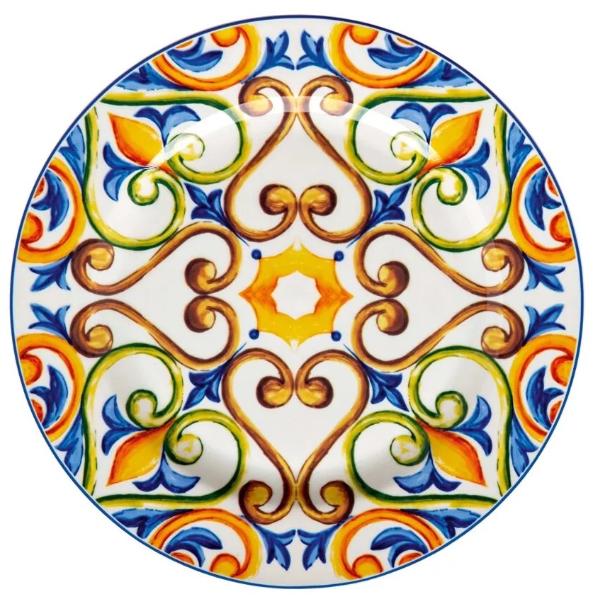 Medicea 18 darabos Étkészlet, Brandani, porcelán