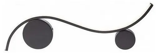 Redo 01-3110 - LED Fali lámpa WAVE LED/9W/230V fekete