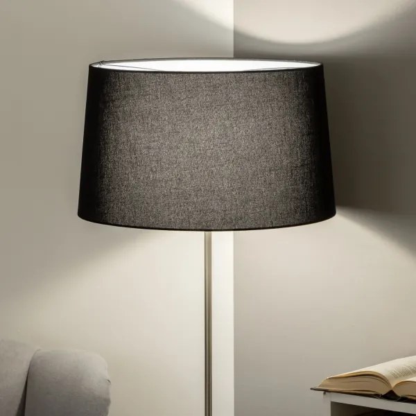 Brilagi - LED állólámpa CERIA 1xE27/40W/230V, átm. 45 cm fekete/matt króm