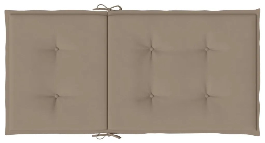 6 db tópszínű oxford szövet háttámlás székpárna 100x50x3 cm