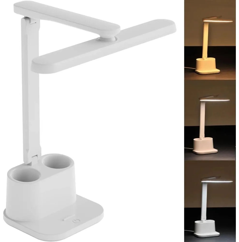 Polux LED Dimmelhető érintős asztali lámpa BARI LED/6W/230V fehér SA1940