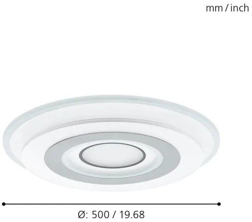 Eglo 99399 - REDUCTA LED mennyezeti lámpatest 3xLED/16W/230V