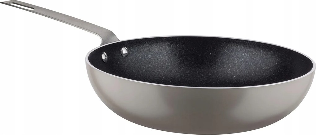 Alessi Tama Wok Tapadásmentes bevonattal ellátott serpenyő 28 cm