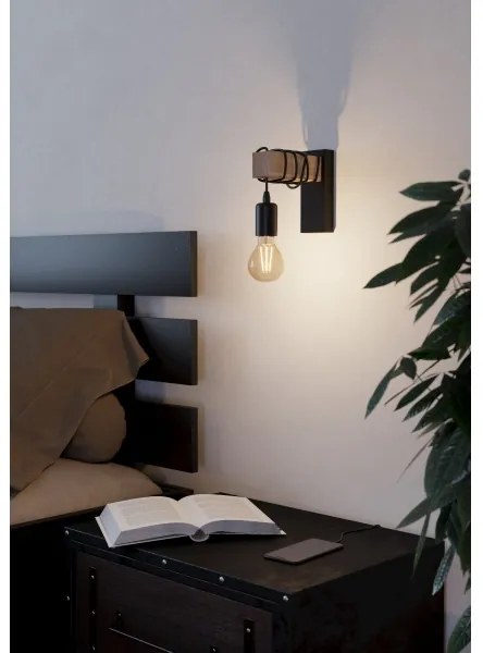 Eglo 32917 - Fali lámpa TOWNSHEND 1xE27/10W/230V