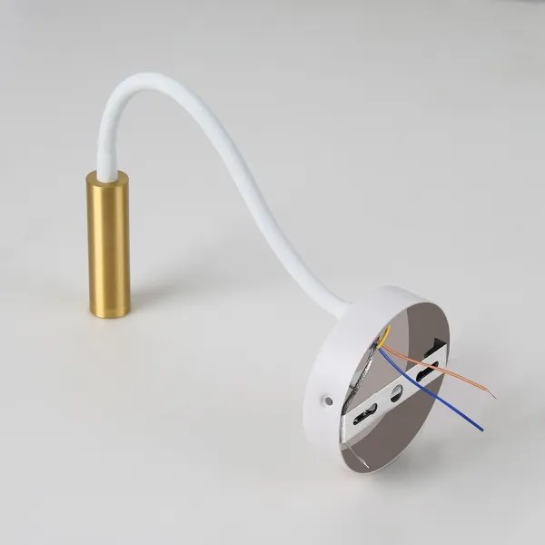 Brilagi - LED Dimmelhető flexibilis fali lámpa MAYA 1xG9/4W/230V fehér/arany