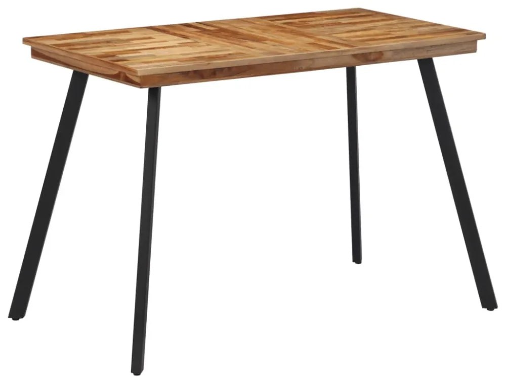 tömör tíkfa étkezőasztal 120 x 62 x 76 cm