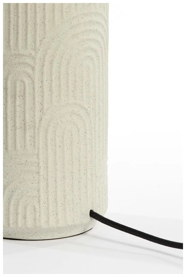 Krémszínű asztali lámpa talp 43,5 cm Diego – Light & Living