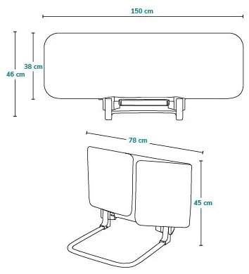 Lionelo - Biztonsági ágykorlát LORA XL szürke