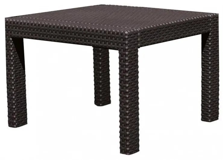 Rosario Balcony set kerti bútor garnitúra, barna színben, meleg taupe párnával