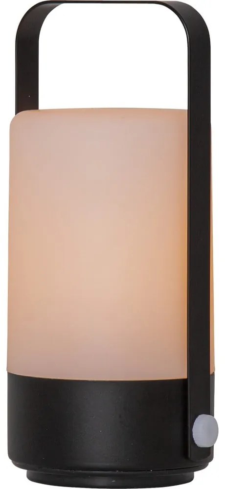 Flame fekete-bézs LED lámpás, magasság 40 cm - Star Trading