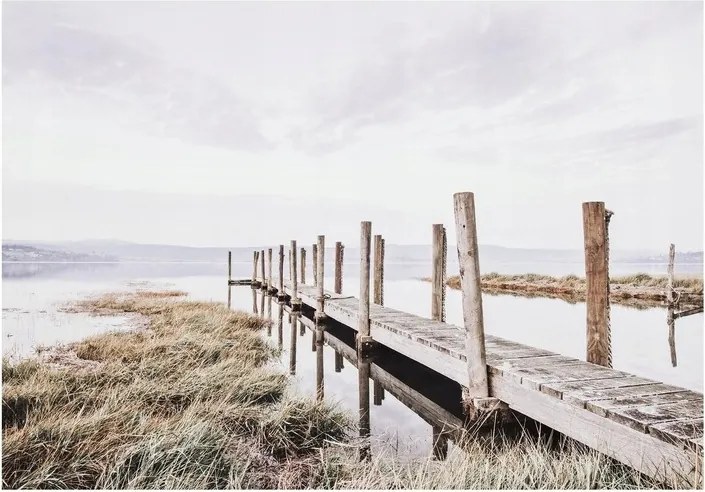 Fotótapéta Híd Természet Tó Hálószoba Tapéta Flizelin 368x254