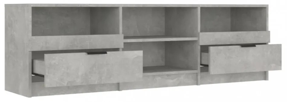 betonszürke szerelt fa TV-szekrény 69,5x30x50 cm