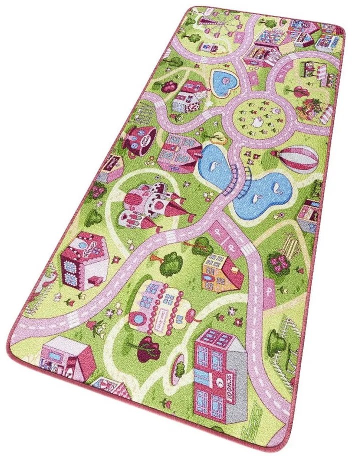 Sweet Town gyerekszőnyeg, 90 x 200 cm - Hanse Home