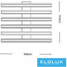 ELDLUX C47-BN Modern LED Mennyezeti Lámpa IP20