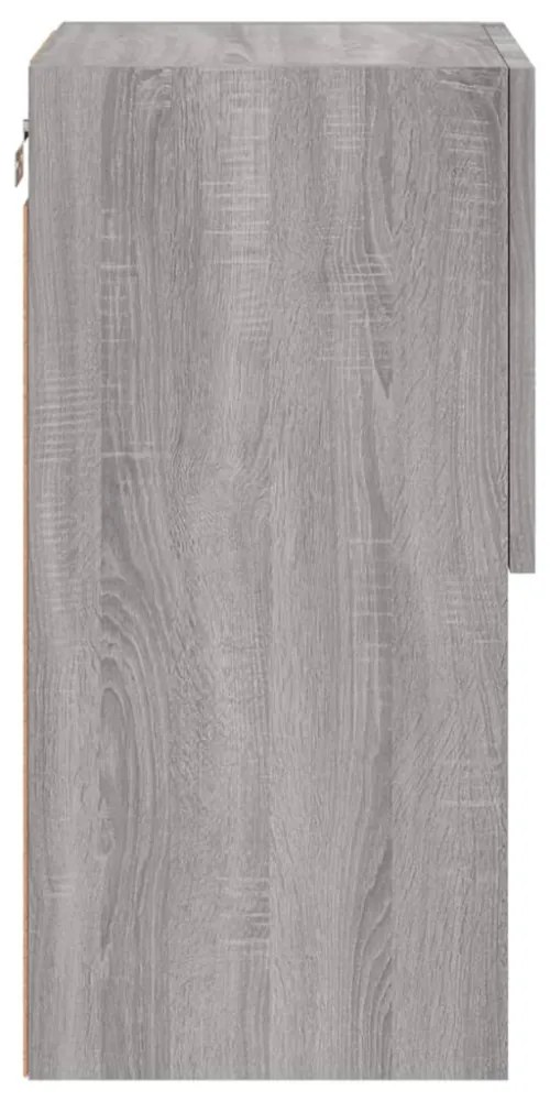 szürke sonoma TV-szekrény LED-lámpákkal 30,5 x 30 x 60 cm