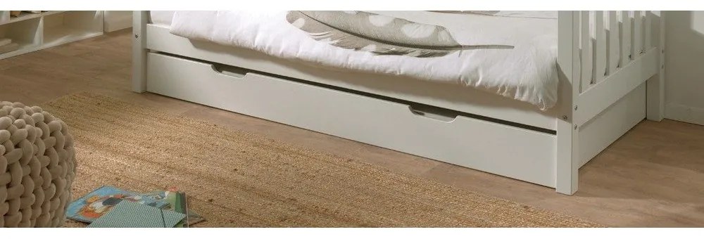Fehér gyerekágy alatti fiók 90x200 cm Fritz - Vipack