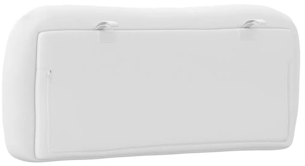 fehér műbőr fejtámla párna Hvar 90 cm