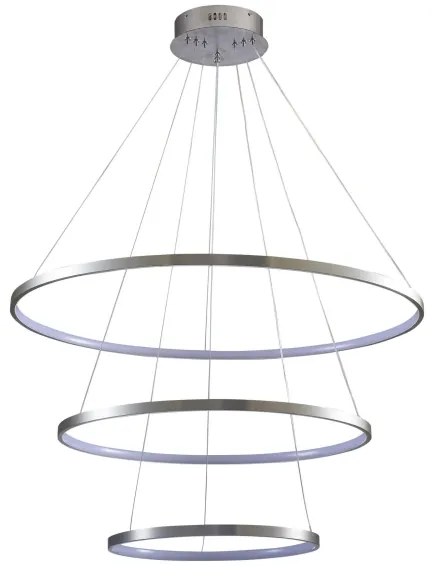 LED Csillár zsinóron LEA LED/60W/230V 4000K átm. 80 cm króm