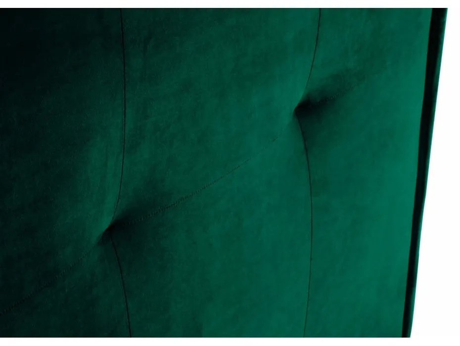 Sötétzöld ágytámla 180x120 cm Monica – Milo Casa