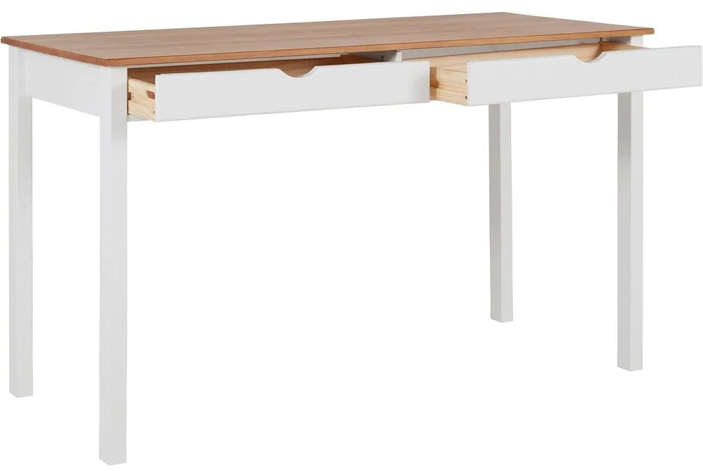 Gava fehér-barna íróasztal, hosszúság 140 cm - Støraa