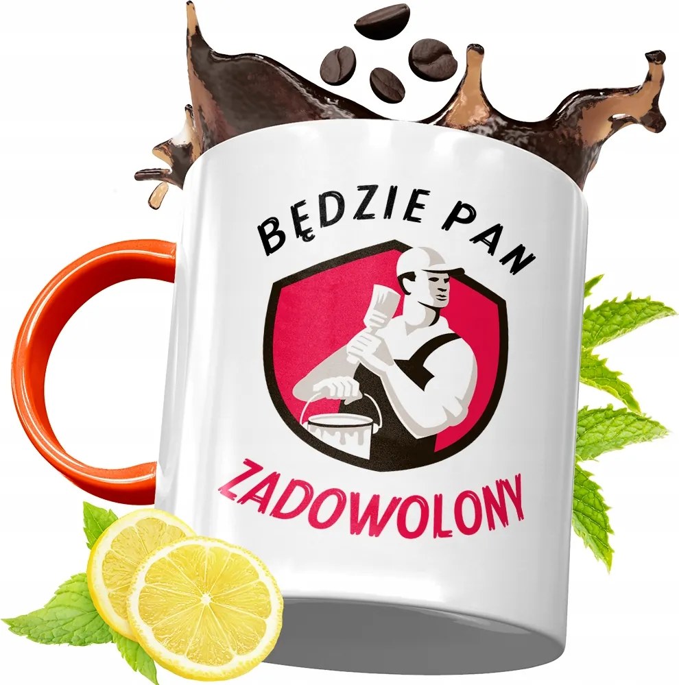 Narancssárga Bögre Építő Szakember Barkácsolónak, fényképes nyomattal