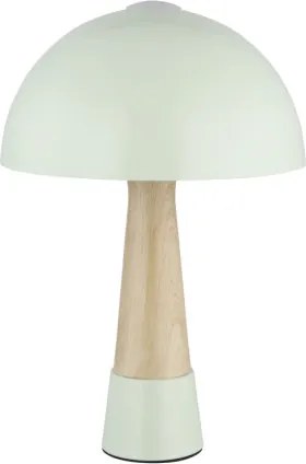 Globo 51570114 Asztali lámpa, fém matt zöld színű, fém fa megjelenésű, PVC fekete kábel, billenőkapcsoló a kábelen, ø: 250 mm, M: 365 mm, kábel hossza 1500 mm, 1x E27 ILLU 40W 230V izzó nélkül