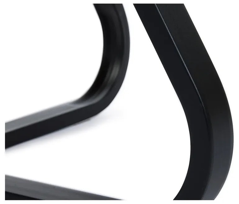 Natúr színű kerek dohányzóasztal tölgyfa dekoros asztallappal ø 80 cm Cesura – Unique Furniture