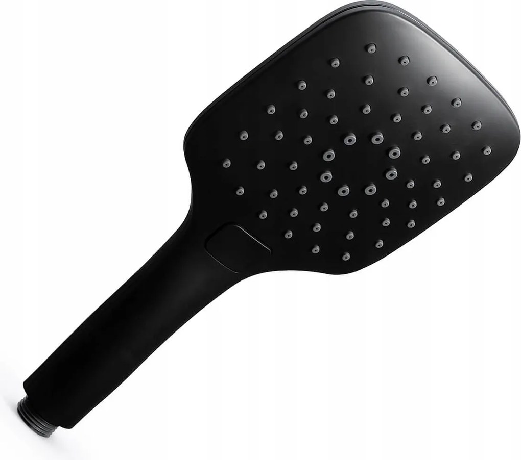 Fekete Zuhanyfej Matt Sannit 3 Funkciós Zuhanyfej Nyomógombbal