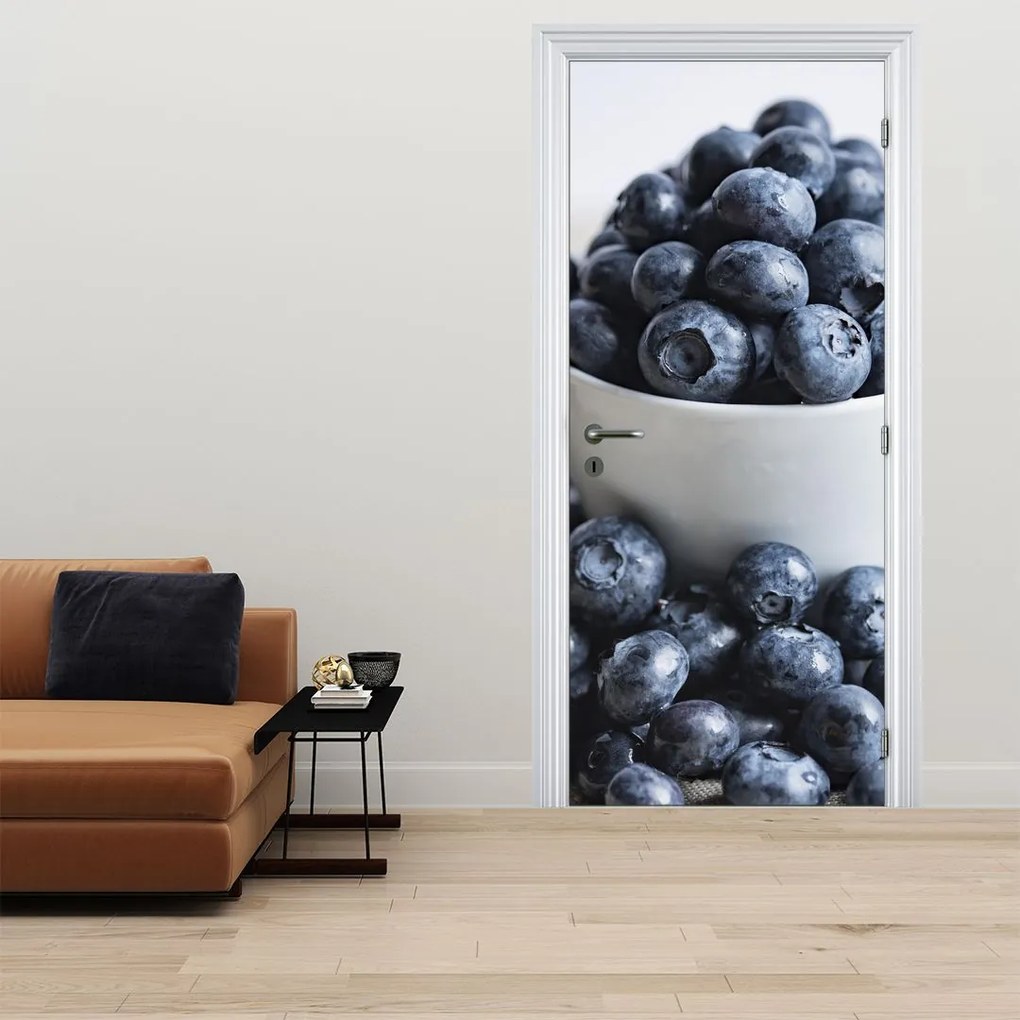 Fotótapéta ajtóra - Áfonya (95x205cm)