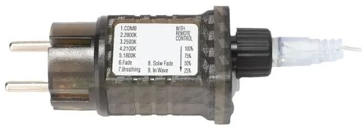 LED RGBW, dimmelhető kültéri karácsonyi dekoráció LED/4W/230V 180 cm IP44 + távirányító