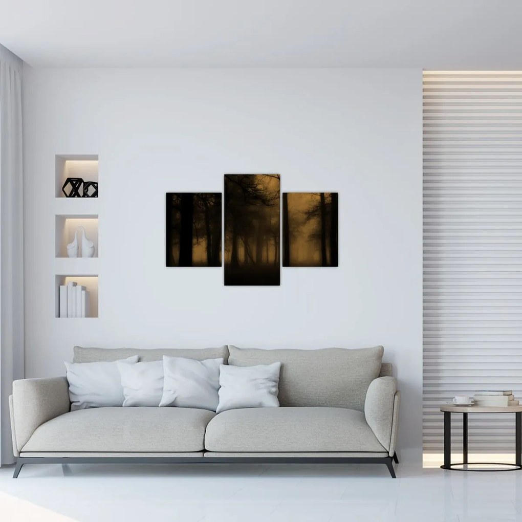 Kép - Sötét erdő (90x60 cm)