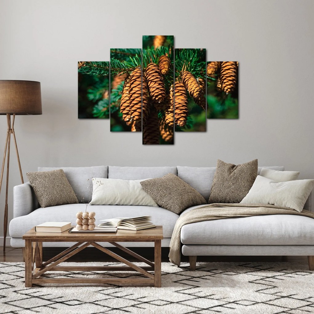 Fenyőtobozok képe (150x105 cm)