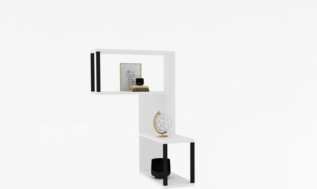 Lecco fali polc, fehér, 84 cm