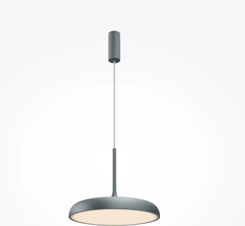 MAYTONI MOD189PL-L18GR3K1 GERHARD Modern Led Függesztett Lámpa Szürke LED IP20
