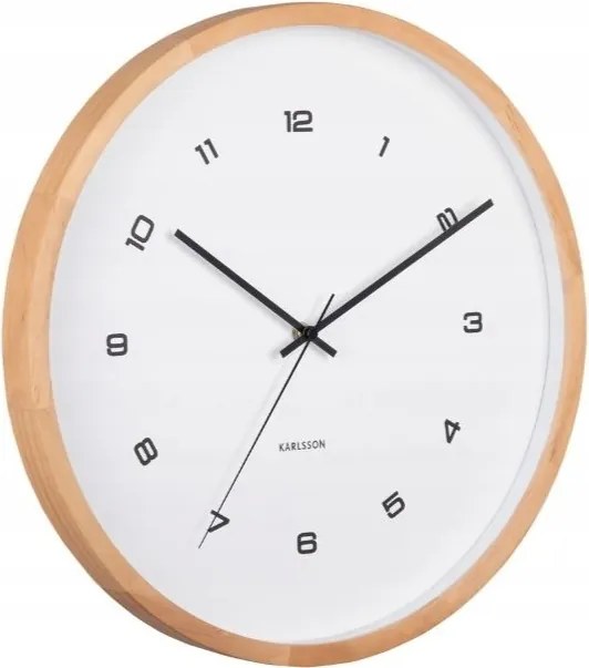 Falióra nagy fehér fa elemes konyha nappaliba Modesta XX