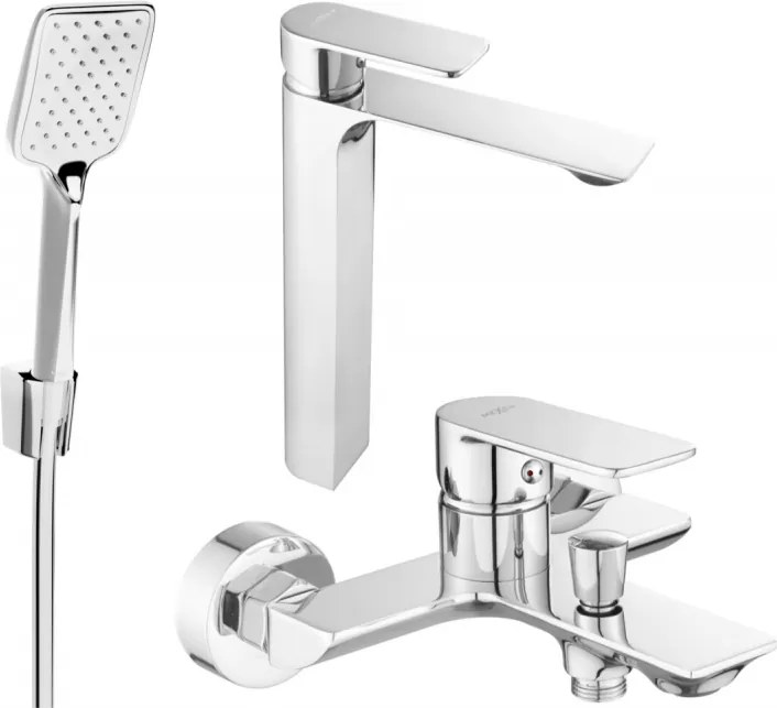 Mexen Alexa R62 kádkészlet, króm - 71213R62-00