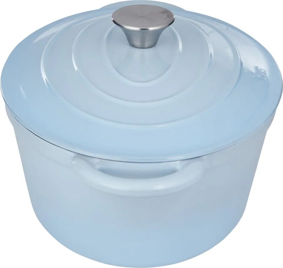 HOT IRON öntöttvas edény 4,15 L , kék
