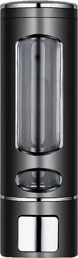 Fürdőszobai Fali Adagoló Fekete 400ml Szappan, Folyadék, Sampon DOZ-08