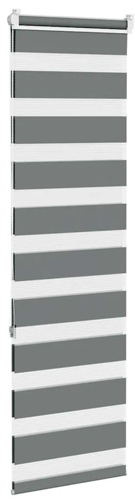 zebrafüggönnyel sötét szürke szövetszélesség 35,9 cm poliészter