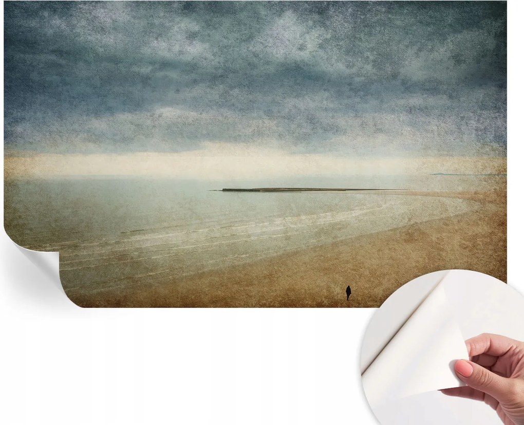 Design fali fotótapéta öntapadós nosztalgikus tájkép 416x254