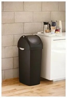 Simplehuman szemetes, 60 l, fekete, 60 l