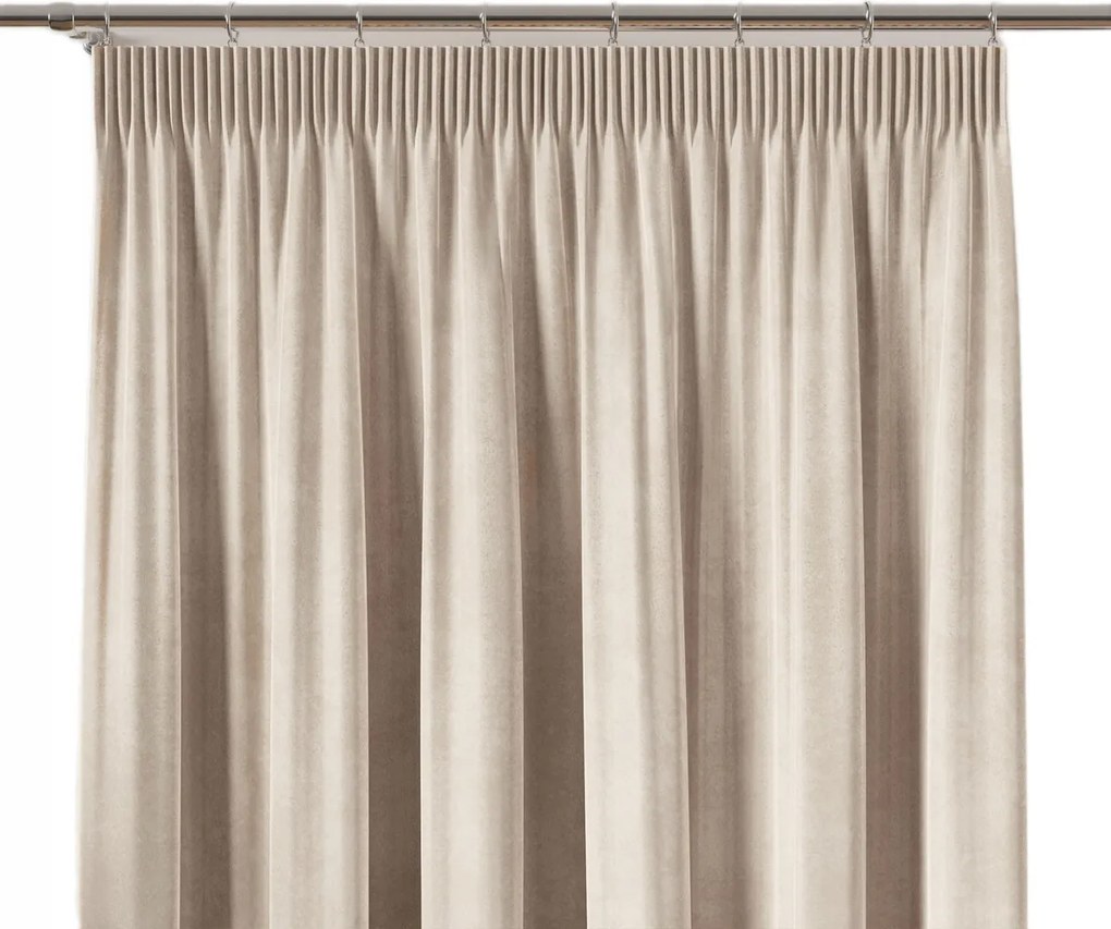 Velvi szalagfüggöny 140x250 krémszínű