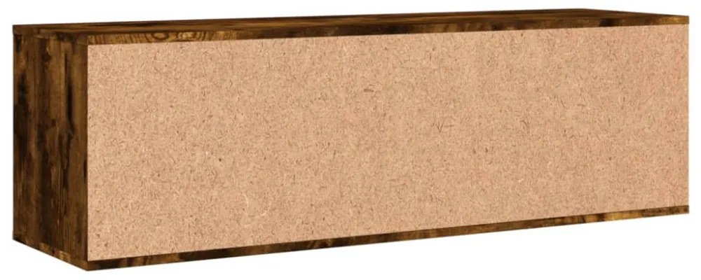 füstös tölgy színű szerelt fa TV-szekrény 120x34x37 cm