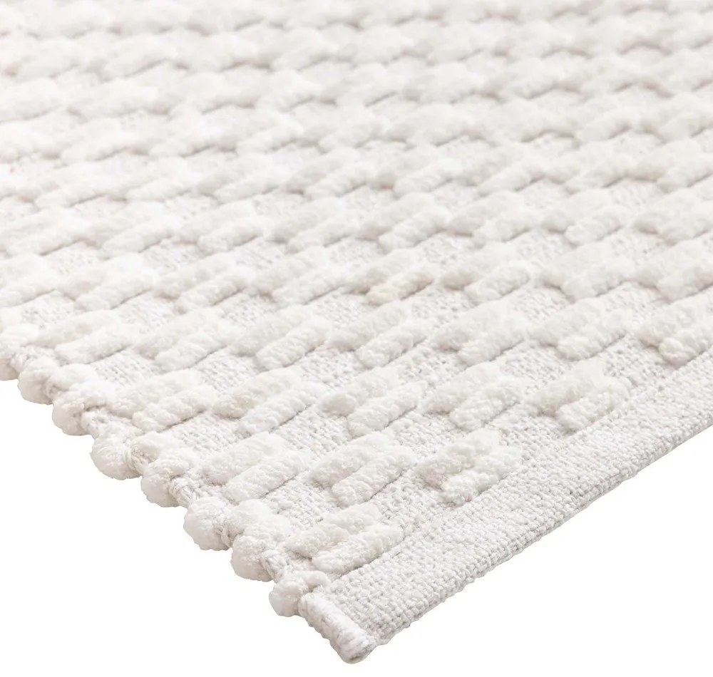 Krémszínű fürdőszobai kilépő 50x80 cm Lois – douceur d'intérieur