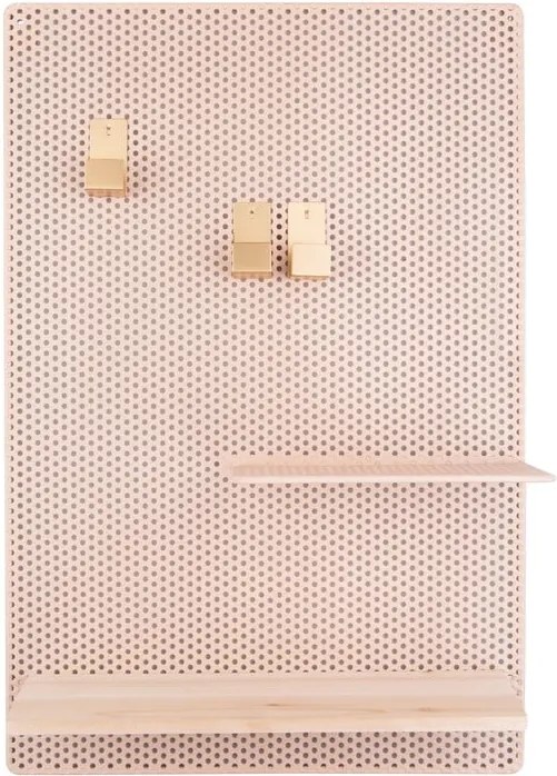 Perky homokbarna fém falitábla, 34,5 x 52,5 cm - PT LIVING