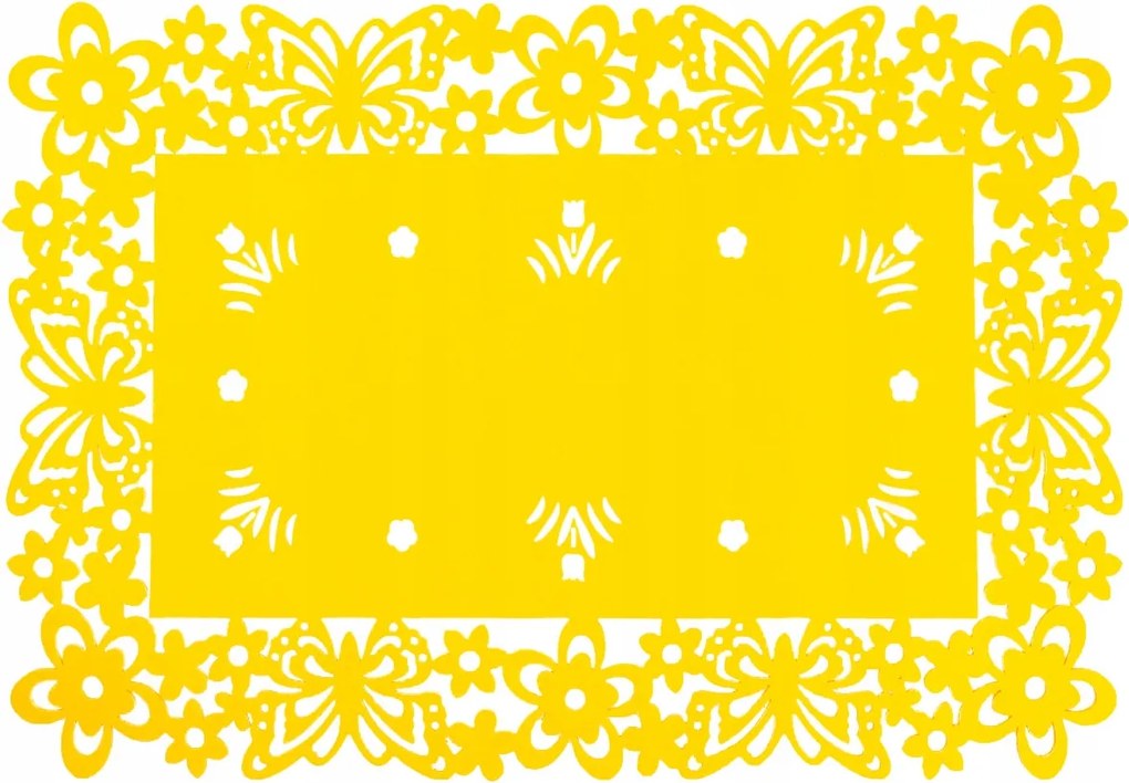 Konyhai Alátét Dekoratív Húsvéti Filc Asztalszőnyeg A Tányér Alá